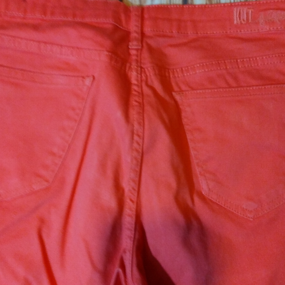 Kut from the kloth sz 10 red skinny jean womens - Picture 7 of 12